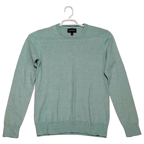 Bonobos Sweaters - BONOBOS Classic Pullover Sweater Long Sleeve Knit Pinstripe